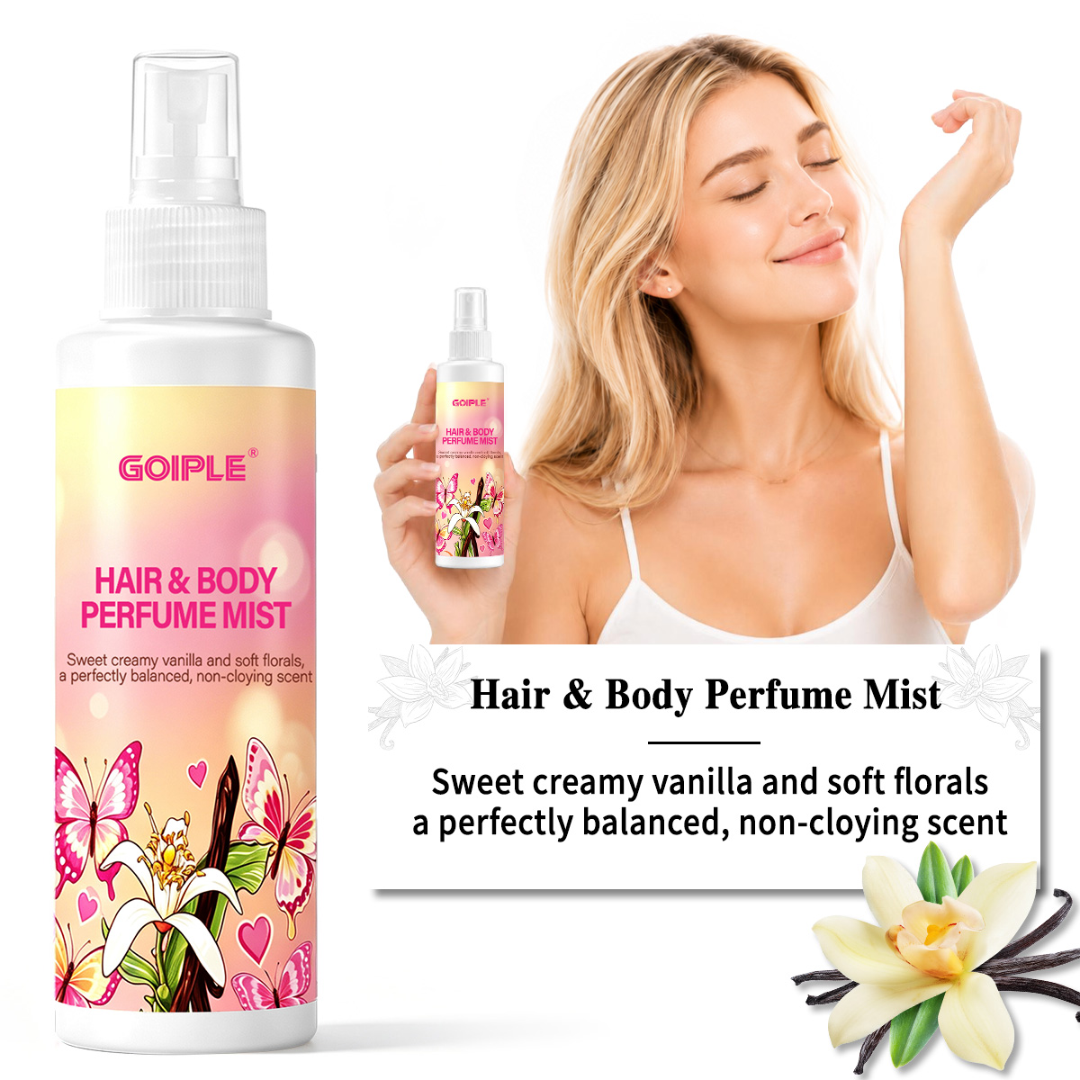 Perfume Fragrance Mist - Hair & Body Perfume Mist Body