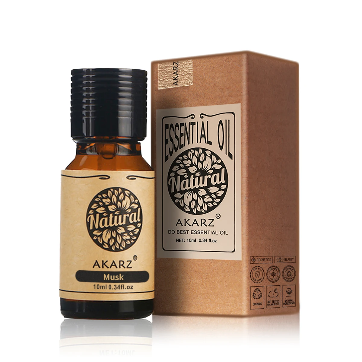 Sandalwood Perfume Oil - AKARZ Musk Essential Oil Natural Aromatherapy