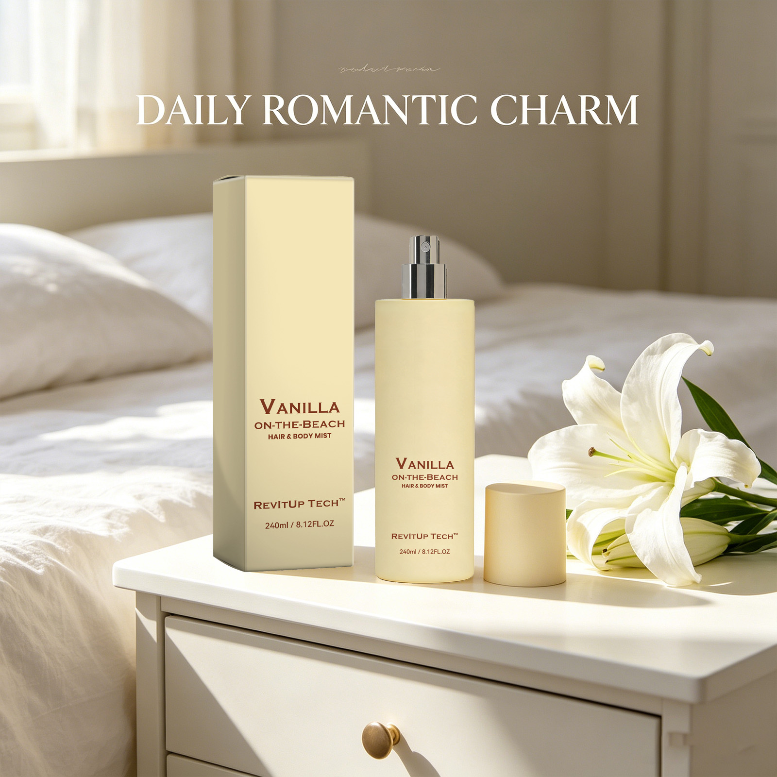 Vanilla Hair & Body Mist Moist - Fragrance Perfume For Hair recension och pris