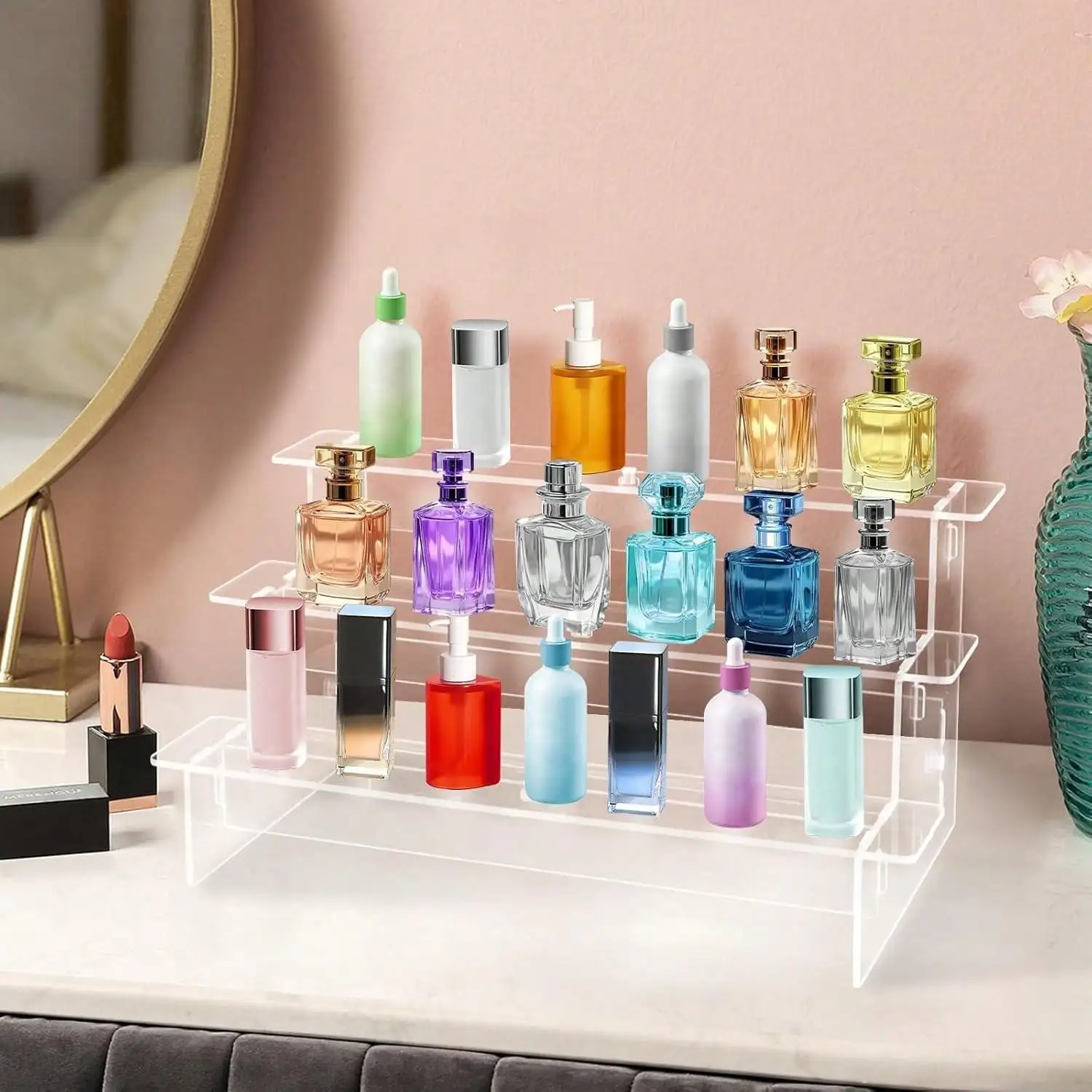 Acrylic Display Risers Perfume - Perfume Fragrance Holder recension och pris