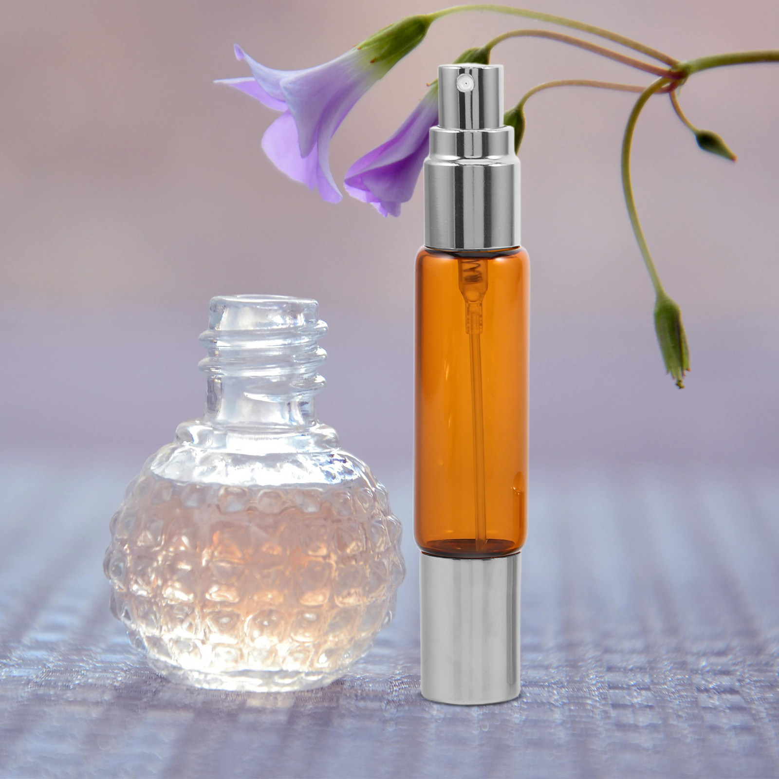 8Pcs Amber Glass Essential Oil - Perfume Travel Set recension och pris