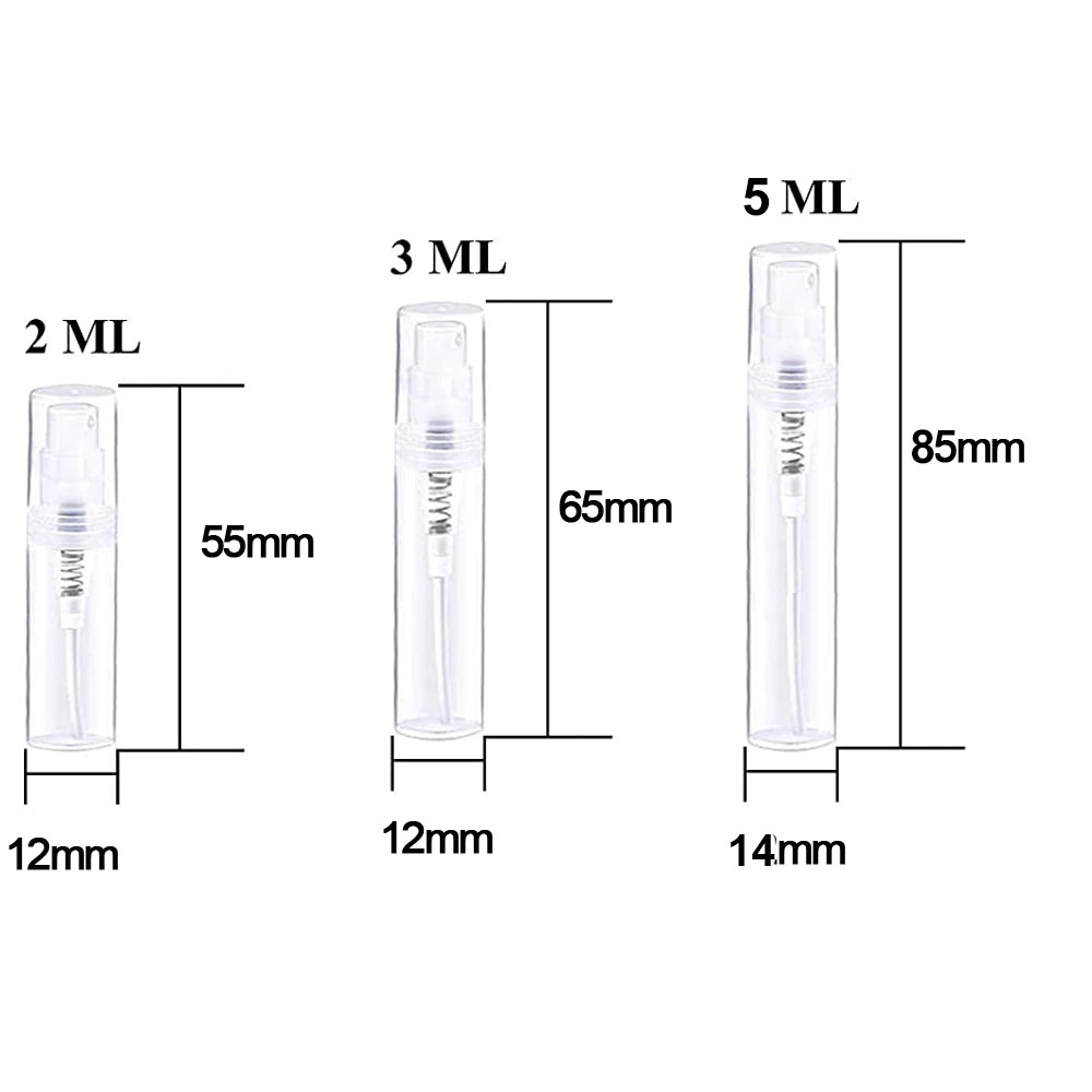 200Pcs 2/3/5/8/10ml Mini Refil - Perfume Fragrance Booster recension och pris