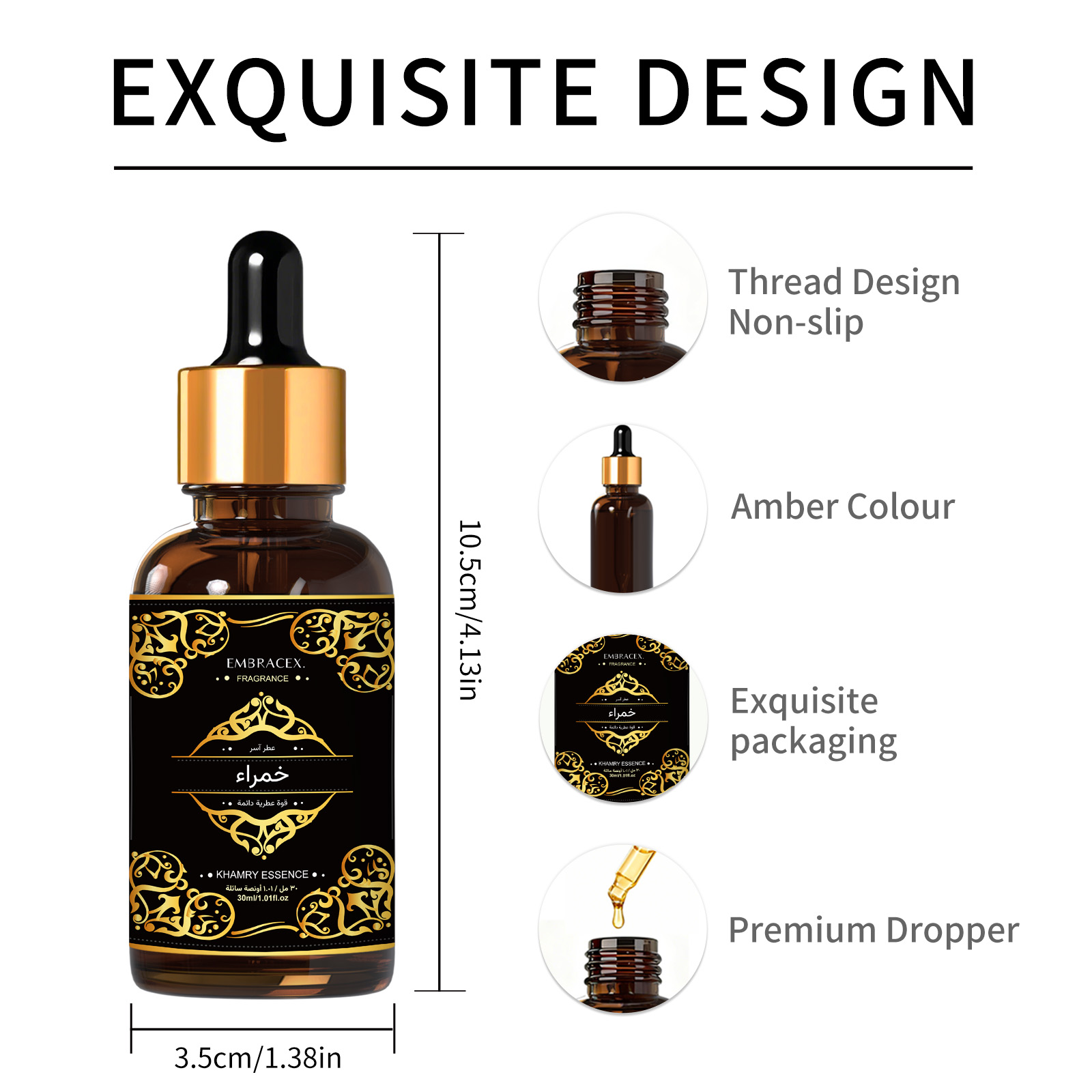 30ml Khamry Essence Essential  - Sandalwood Perfume Oil recension och pris