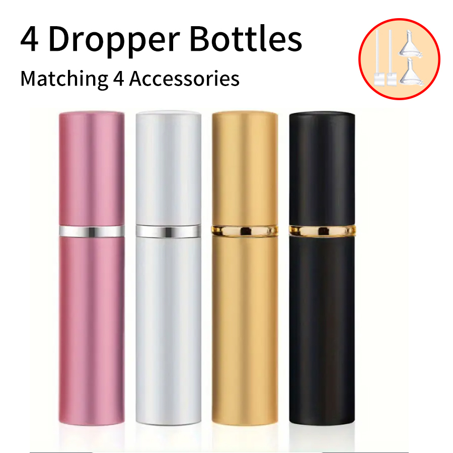4pcs+4 Accessories 5ml Refilla - Perfume Fragrance Booster recension och pris