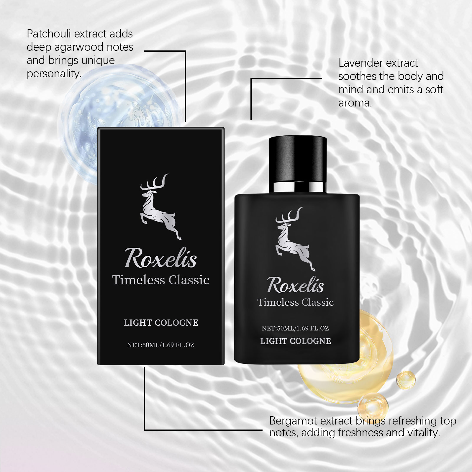 Roxelis Bergamot Perfume Class - Fragrance Perfume For Hair recension och pris
