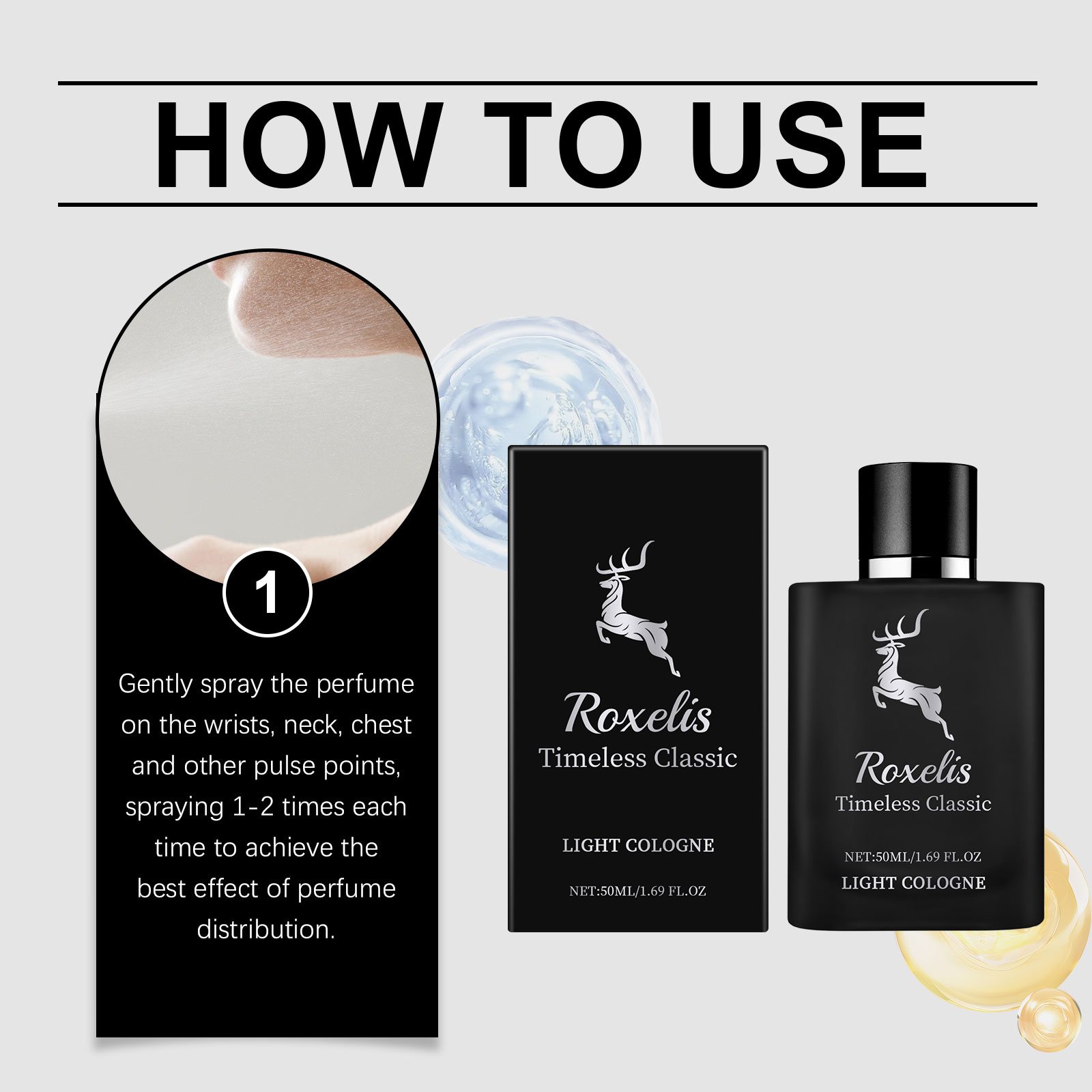 Roxelis Bergamot Perfume Class - Fragrance Perfume For Hair recension och pris