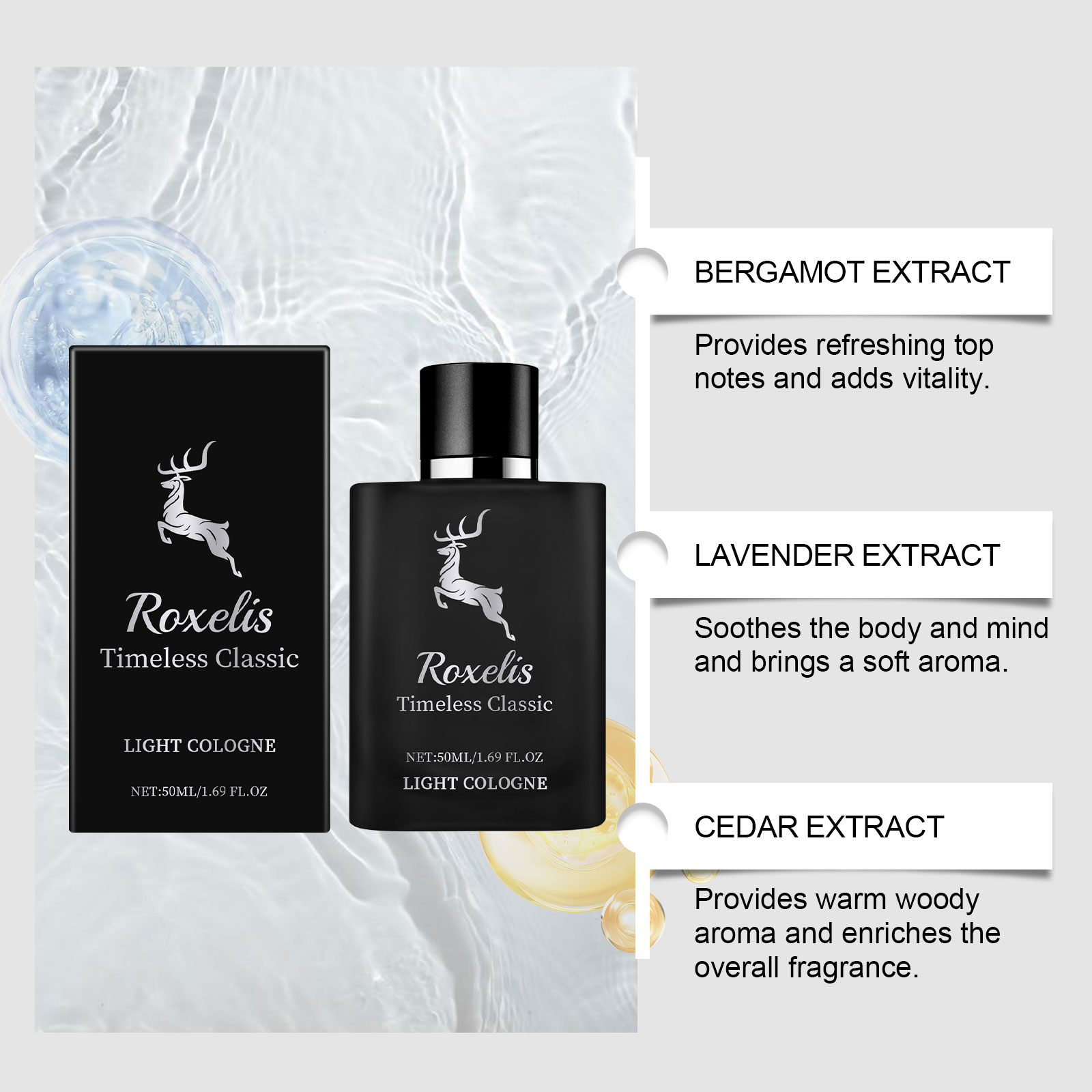 Roxelis Bergamot Perfume Class - Fragrance Perfume For Hair recension och pris