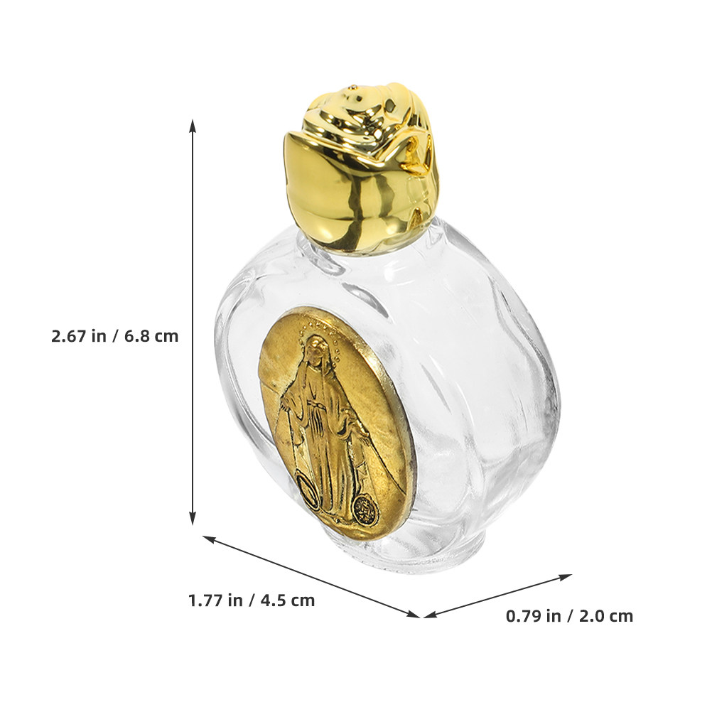 2Pcs Glass Catholic Holy Water - Perfume Travel Set recension och pris