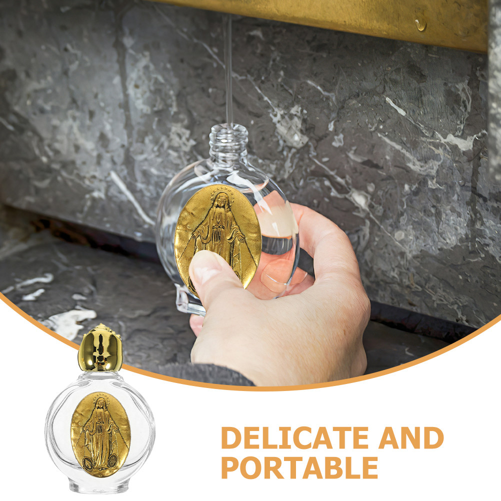 2Pcs Glass Catholic Holy Water - Perfume Travel Set recension och pris