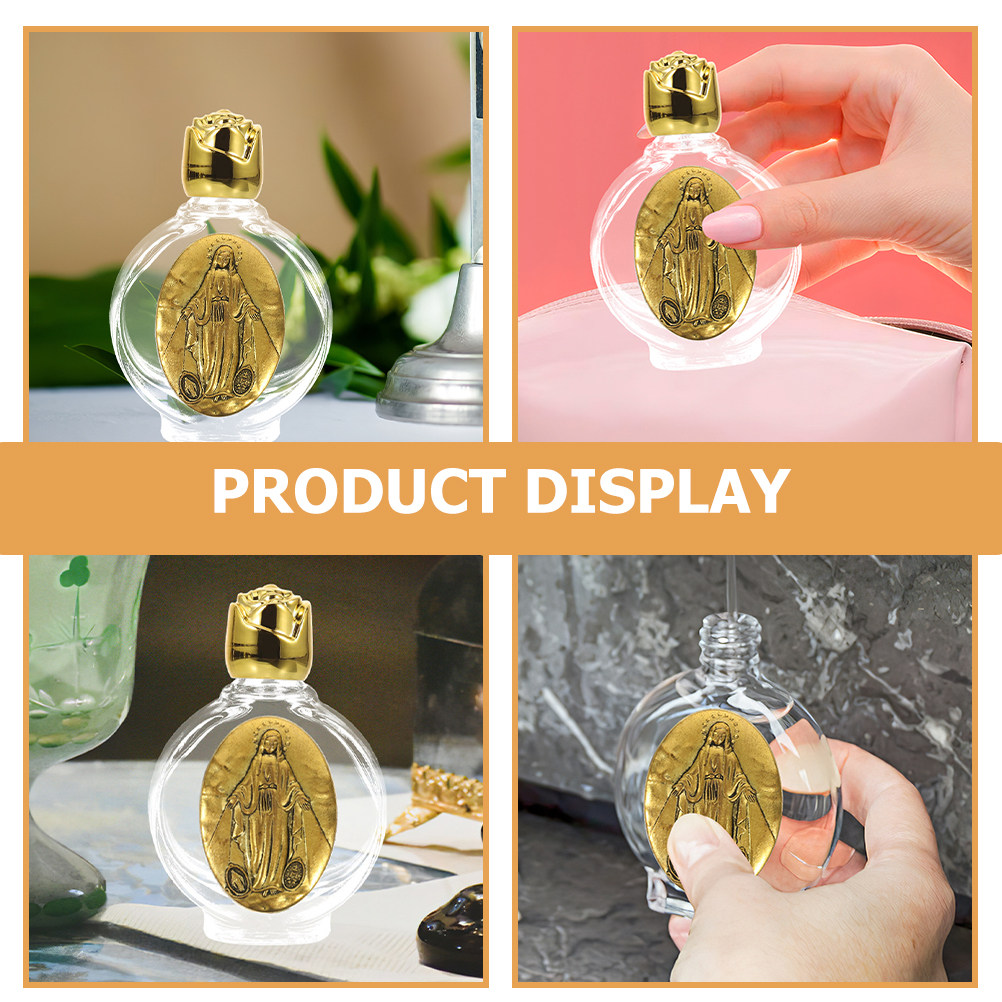 2Pcs Glass Catholic Holy Water - Perfume Travel Set recension och pris