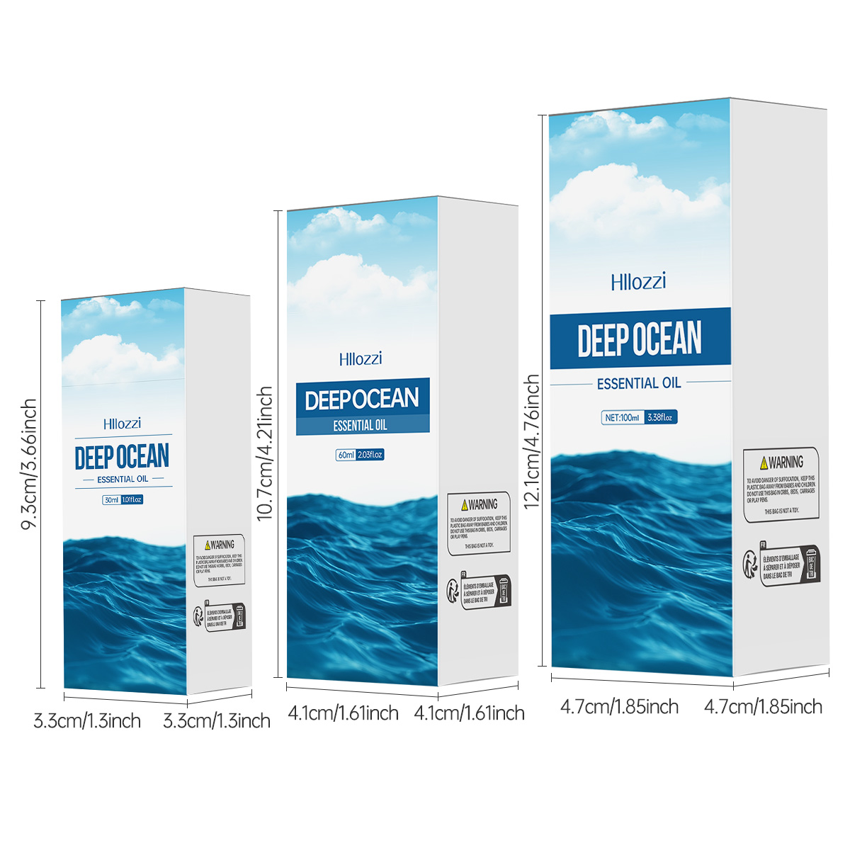 100ml/60ml/30ml Deep Sea Essen - Sandalwood Perfume Oil recension och pris