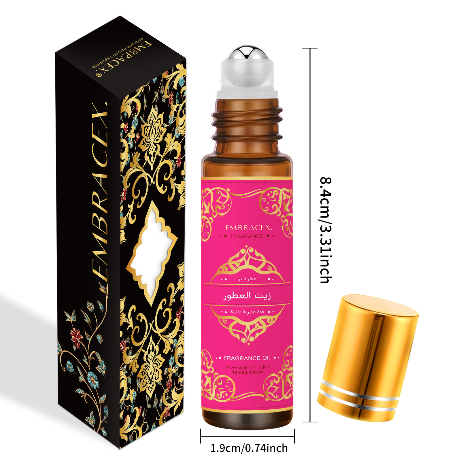 8PC/1PC 10ml Roller Essential  - Sandalwood Perfume Oil recension och pris